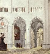 Pieter Jansz Saenredam Interior of the Church of St Bavo at Haarlem oil painting artist